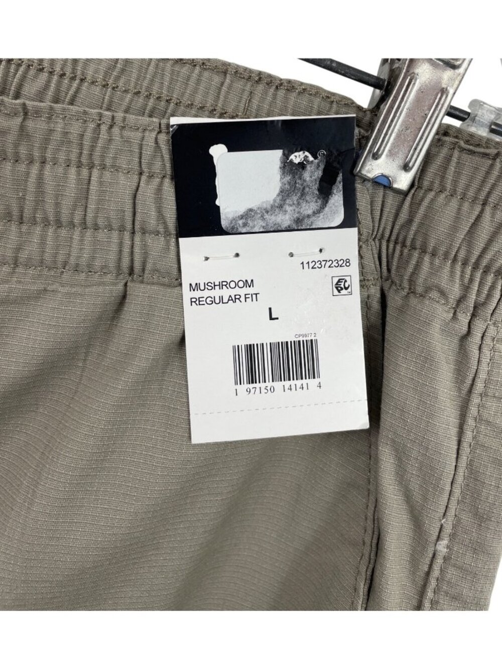 Lee Active Stretch Cargo Shorts Mushroom Color Regular Fit Mens Size Large - Picture 6 of 12